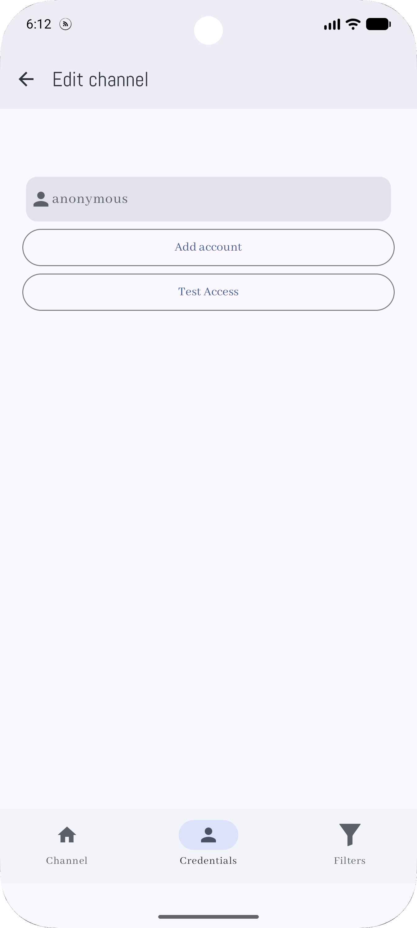 Feed list on phone